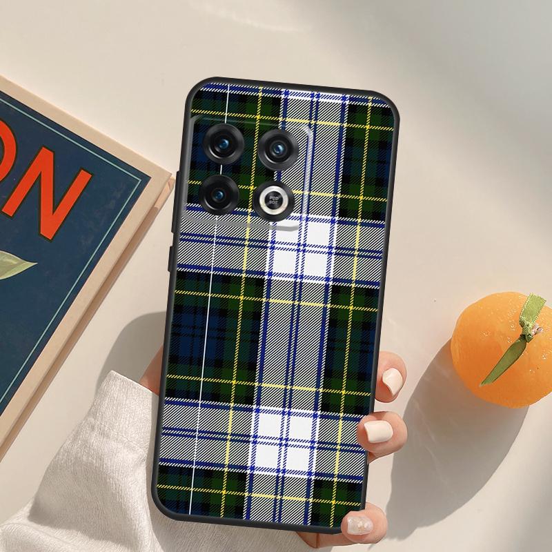 Clan Stewart Dress Tartan Plaid Case For OnePlus Nord 5 CE 2 3 4 Lite N20 N30 OnePlus 15 13 12 11 13T 10T 10R 12R 13R Cover