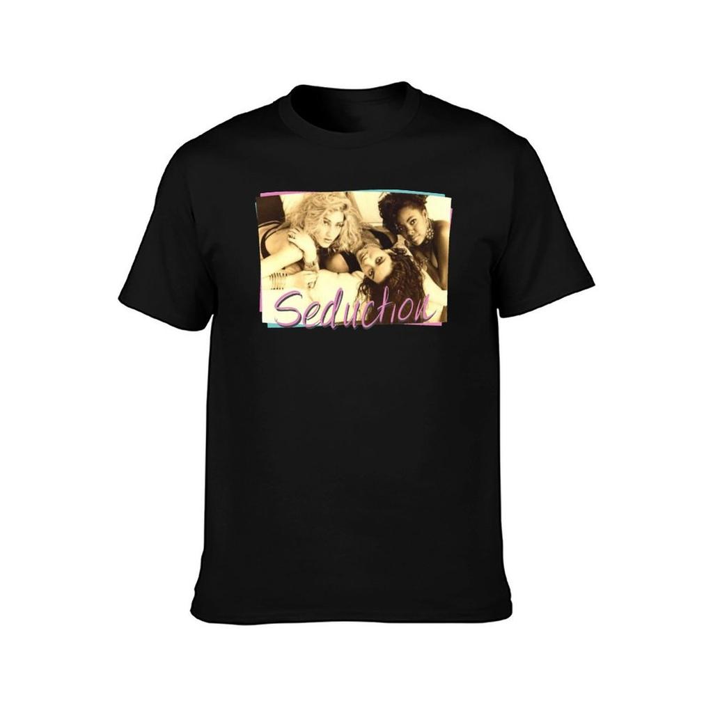 Seduction girl band TShirt Basic Breathable Solid Color TShirt
