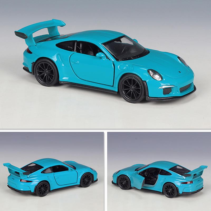 Welly Porsche 911 GT3 RS im Maßstab 1:36, Legierungsautomodell, Druckguss, Metallspielzeugfahrzeuge, Automodell, hohe Simulationssammlung, Geschenke für Kinder