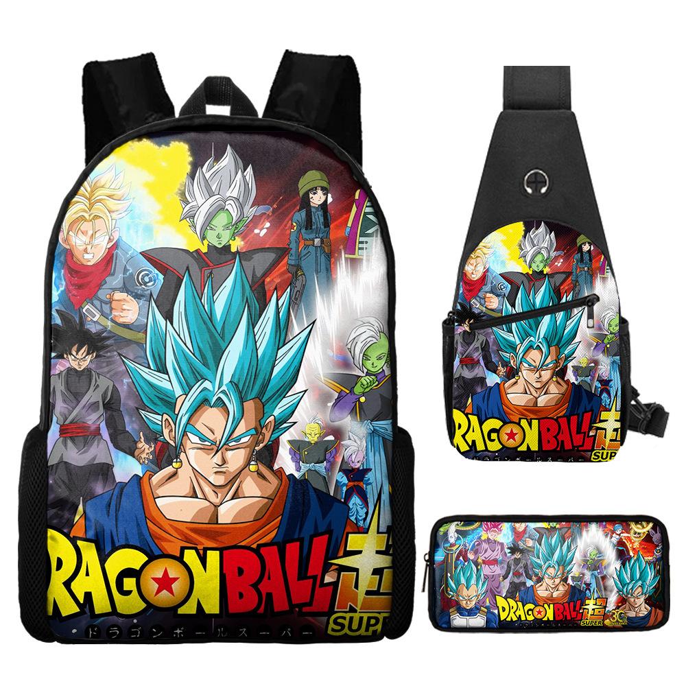Dragon Ball Dragon Ball Backpack Primary And Secondary School Schoolbag Shoulder Bag Satchel Pencil Case