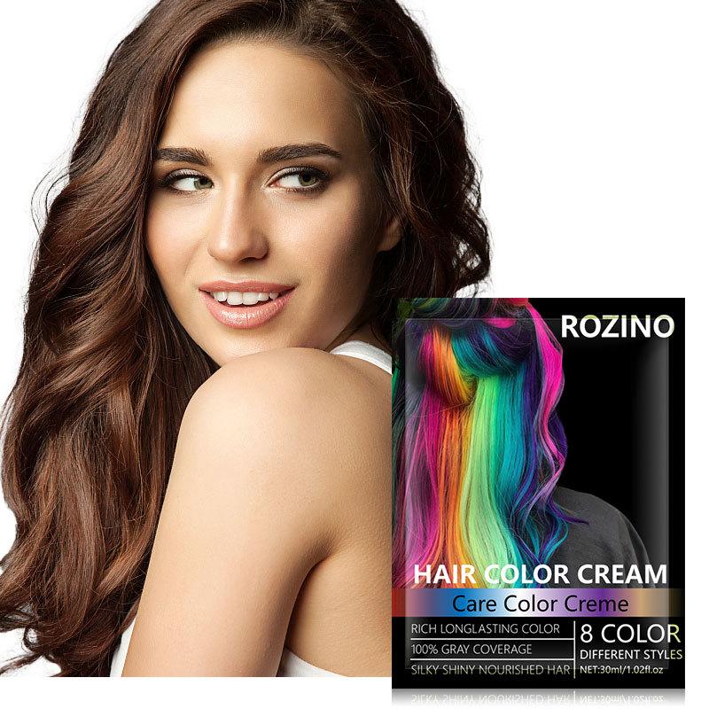 

Уход за волосами и краска для волос для покрытия седых волос. Краска для волос нескольких цветов, которую можно красить дома без раздражения средний коричневый