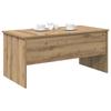 Artisan Oak Coffee Table 102 x 50.5 x 46.5 cm Engineered Wood