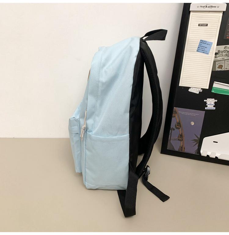 Trendy lett ryggsekk med stor kapasitet for ungdomsskoleelever