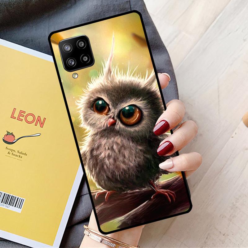 Cute Cartoon Owl For Samsung Galaxy A54 A14 A16 A26 A36 A56 A22 A32 A52 A55 A35 A05 A06 A15 A53 A33 A13 Case