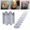 Folding Camping Stove Windshield Stainless Steel Outdoor Cooking Stove Wind Guards Backpacking Alcohol Stove Windscreen