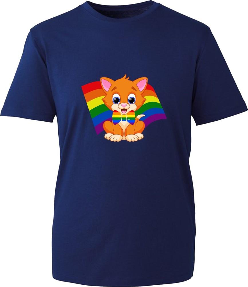 Lgbt Cat TShirt Pride Colour Flag Cat Lovers Pet Lovers Gay Lesbian Unisex Top