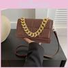 Korean Style Chain 2024 Spring New Simple Casual Chic Crossbody Handbag