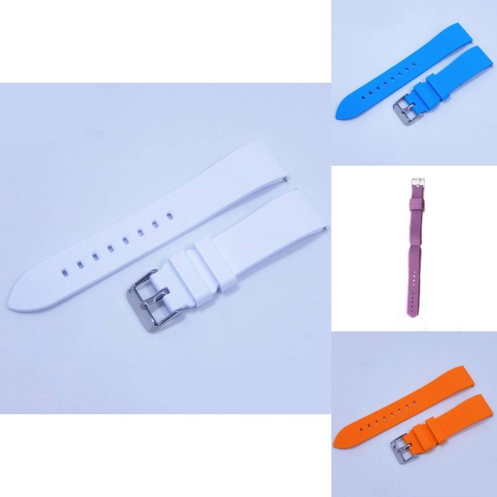 Smartwatch Strap 20mm Silicone Waterproof Sport Band With Quick Release For Men Women