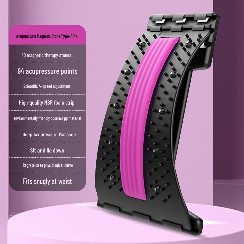 Lumbar Stretching & Spine Corrector Yoga Back Massager