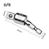 360 Gradi 1/4 3/8 Quadrato Rotante Testa Manicotto Palo Vento Lotti Connessione Manicotto Elettrico