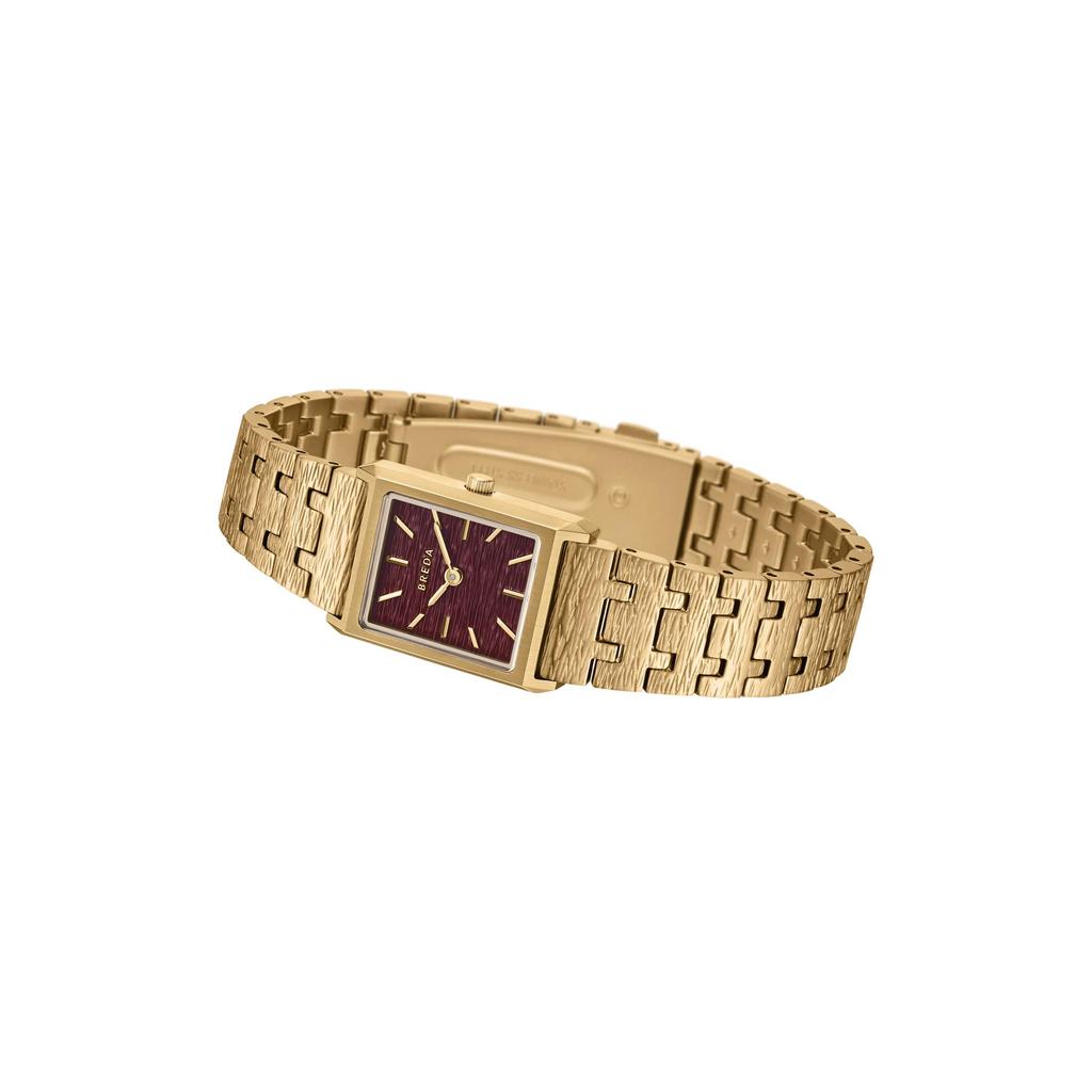 Breda Women's Watch VIRGIL Revival Square Mineral Crystal Japanese Quartz 1754C