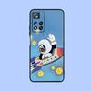 Cartoon L-Little Mole Phone Case For Samsung Galaxy A13,A21s,A22,A31,A32,A52,A53,A71,A80,A91 Soft Black Cover