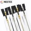 Meetee 10/20Pcs 3# Metal Zippers 10-30cm Close End Black White Zip for Bags Jeans Jacket Pocket Zips DIY Sewing Accessories