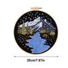 Christmas Needlework Kits Easy Beginners Embroidery Kit Seasonal Decor For Desktop Kitchen Living Room Bedroom Dormitory