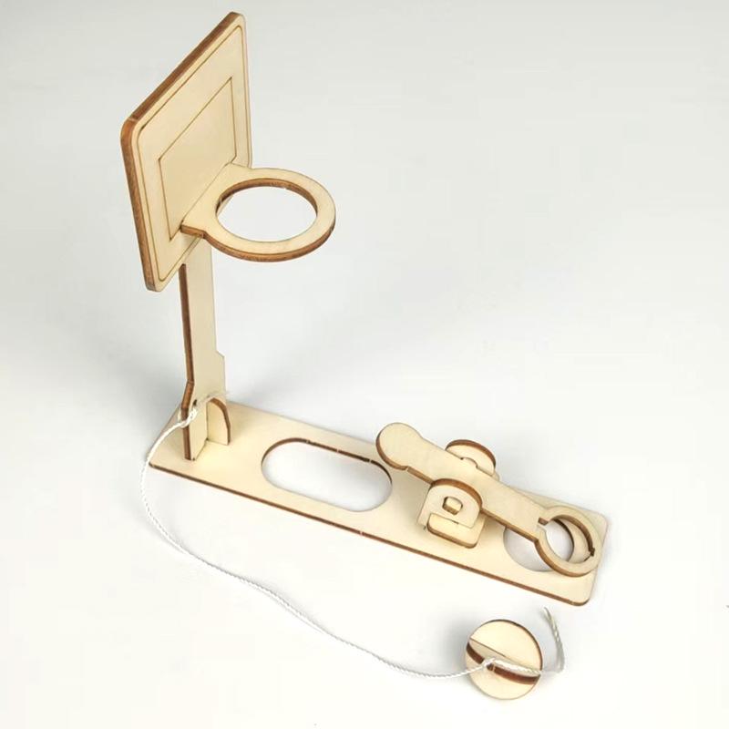 

Handmade Basketball Shooter Science Experiment Kit for Elementary Students Basketball Shooter (1 set)