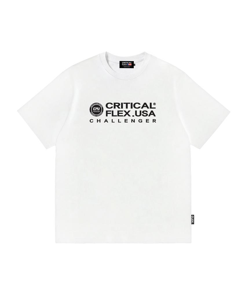 Keulitikeolpeullegseu The Challenger Logo Short Sleeve Tee White