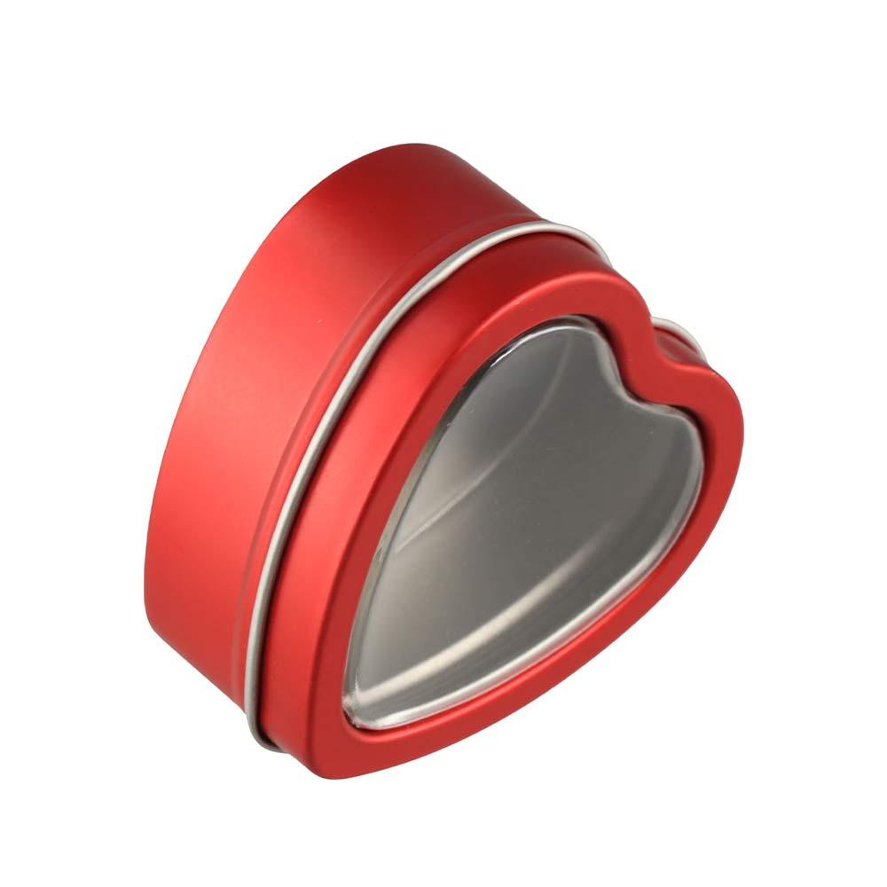 Silber/Rot/Rosa Herzform Dosen Blechdosen Herzförmige Behälter Kreative Kerzenherstellung Gläser DIY