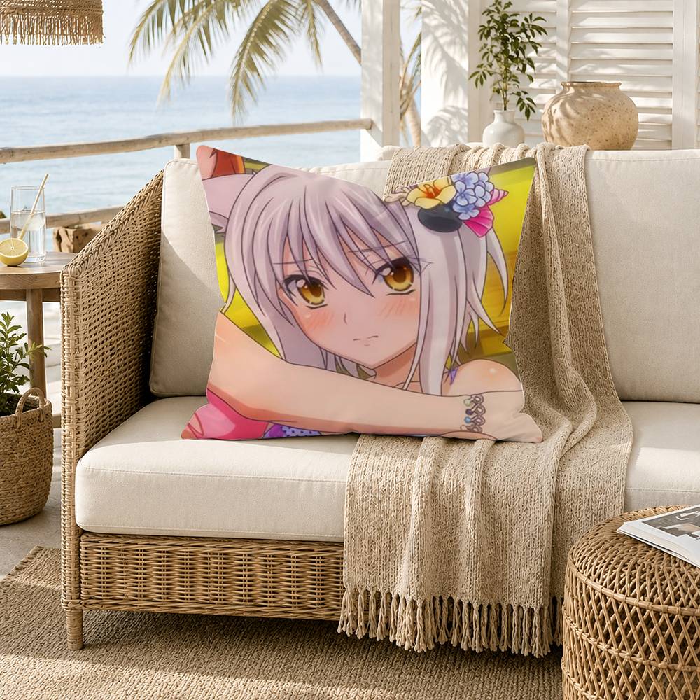 HHigh School DxD KKoneko Toujou Pillow Case for Sofa Living Room Home office Decor Protective Cover