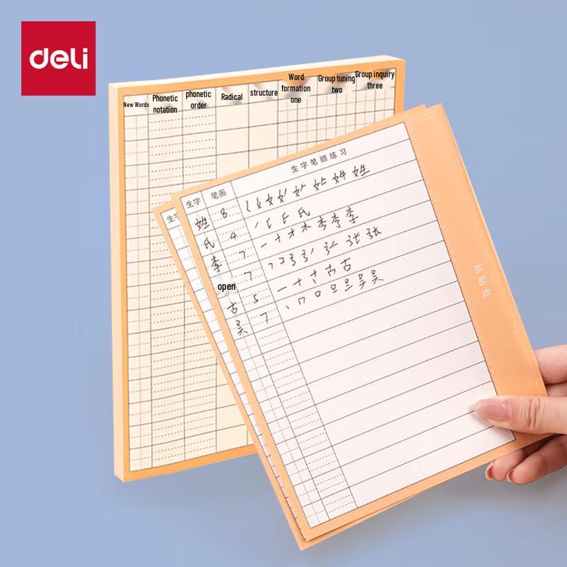 Deli Chinese Character Learning Sticky Notes