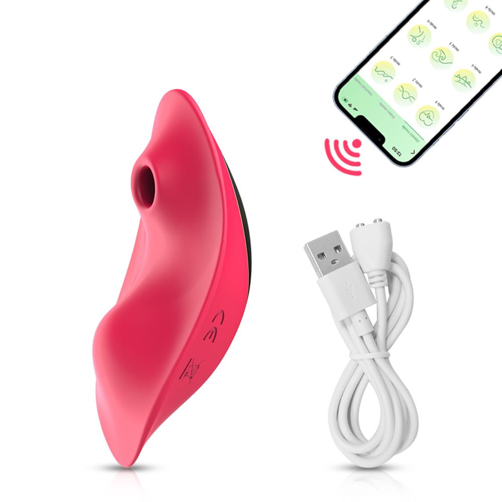 APP Sucking Vibrator for Women Female Wearable Clit Sucker Clitoris Stimulator 2 In 1 Sex Toy for Women 's Panties Adult Goods