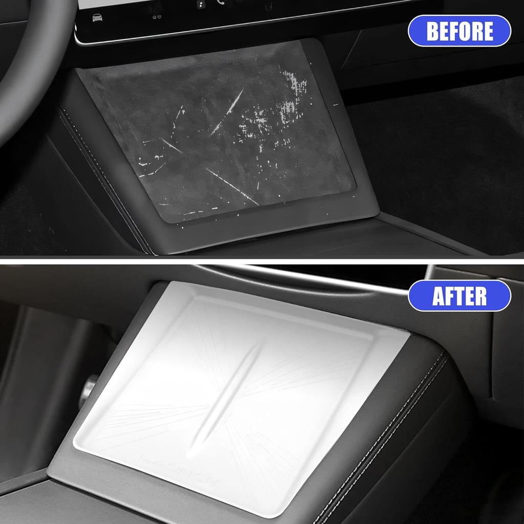 2025 For Tesla Model Y Juniper Center Console Silicone Mat Designed Refresh,Non-Slip Design For Tesla Model 3 Highland 2024-2026