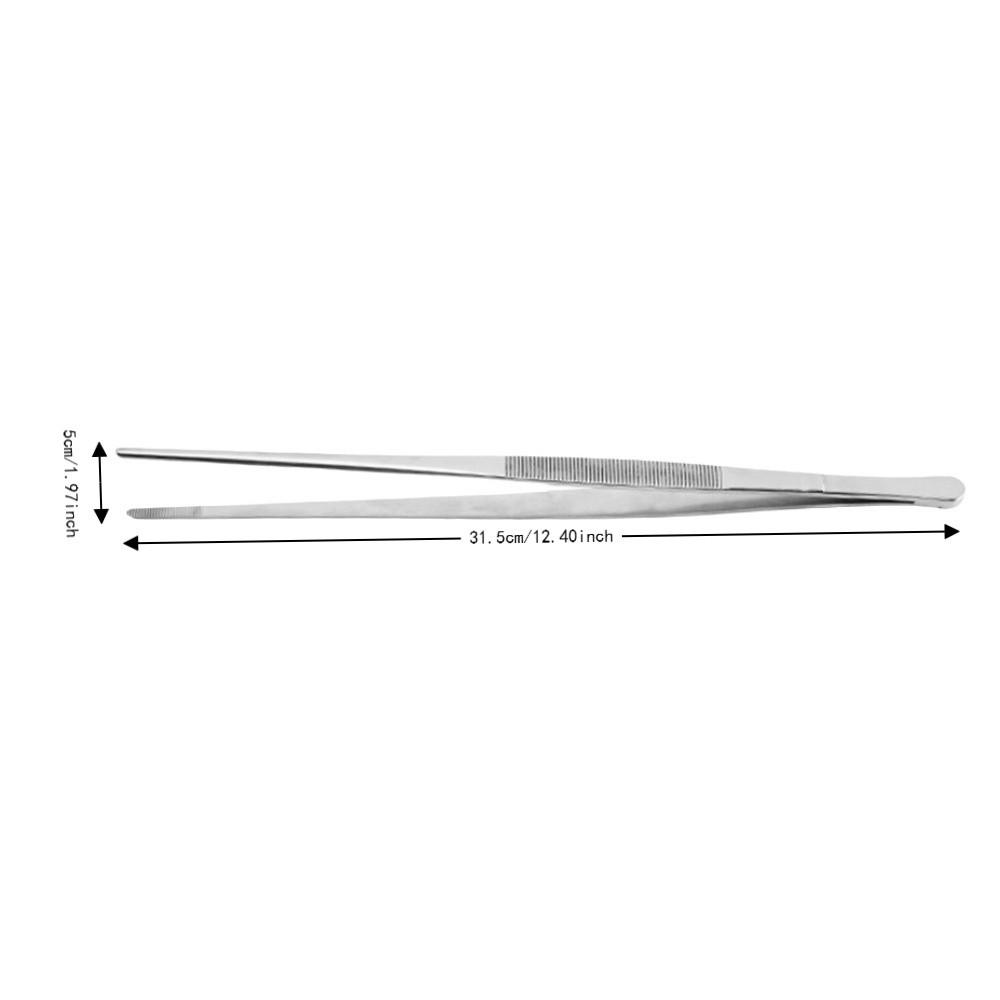 Stainless Steel Barbecue Clip Silver Bread Clip Practical Kitchen Tweezers Home Kitchen