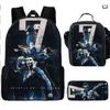 Cristiano Ronaldo Kinderrugzak Set, 3 Delen, Meerkleurig, Lichtgewicht Duurzaam voor School Reizen