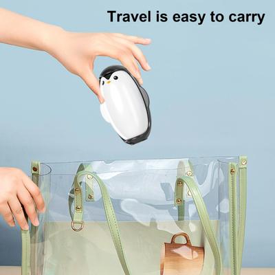 Penguin Shape Reusable Lint Roller Ball Super Sticky Gel Reusable Washable Compact