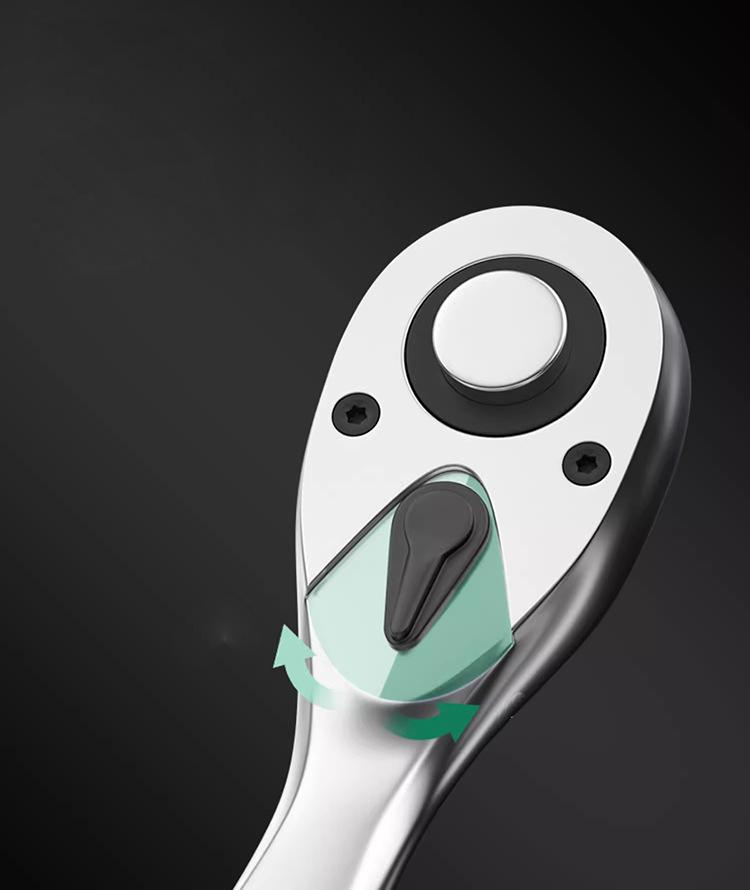 72-Tooth Multi-Size Quick-Bend Ratchet Wrench Tool