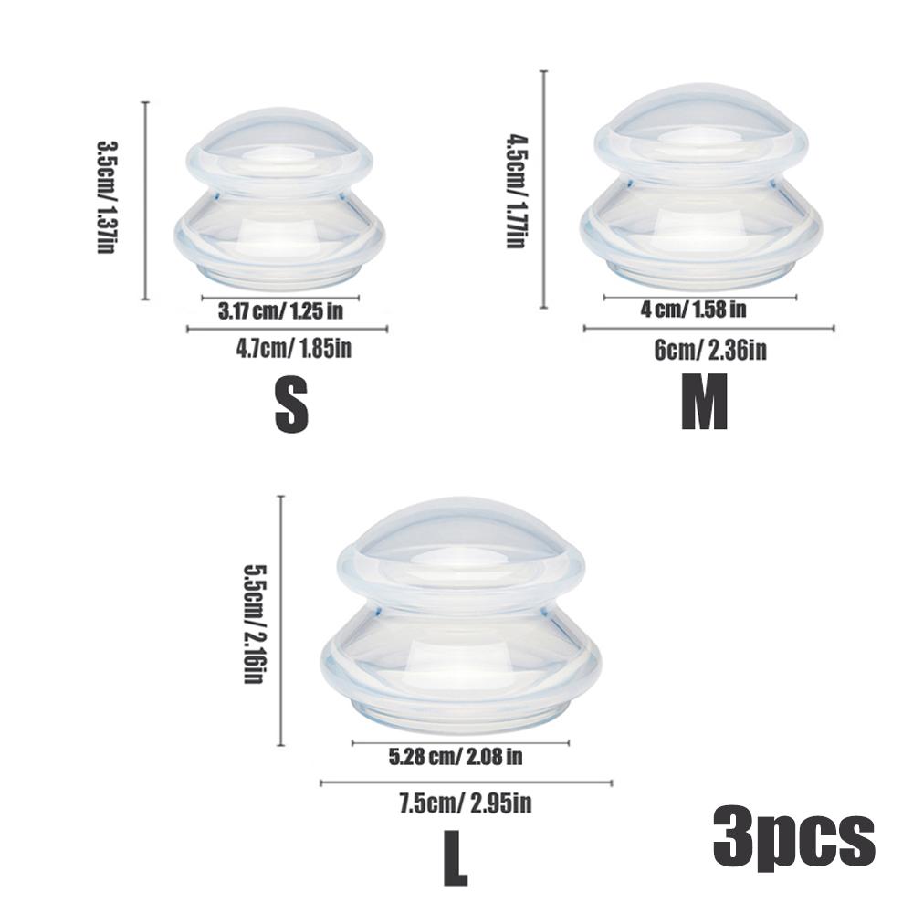 Ventouses de Massage en Silicone Massage des Tissus Profonds Masseur Corporel Ventouse à Vide Anti Cellulite Outil de Soin de Santé Grattage