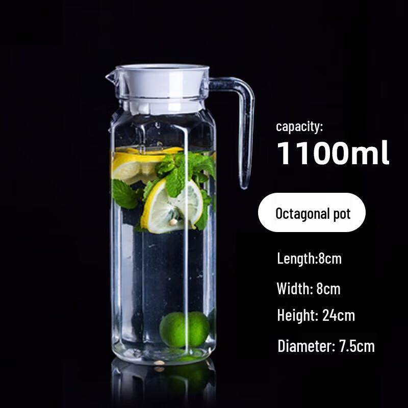 Transparent Acrylic Plastic Drink Pitcher