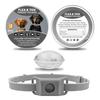 Flea Prevention Tag for Dogs Natural Ingredients Tick Repellent Tag Waterproof Collar Tag with 2 Refills Adjustable for Small Medium And Large Dogs