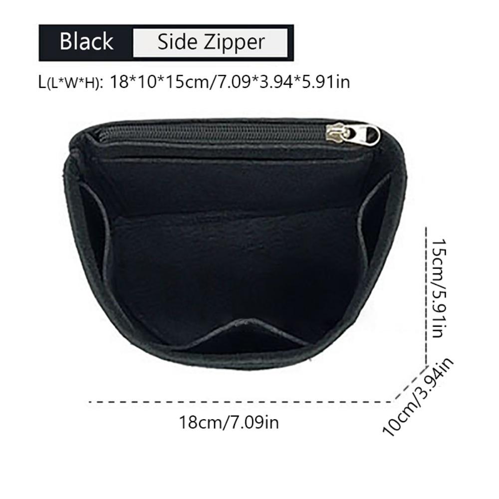 

Duma 23P Felt Handbag Insert Bag Bag Support Large Capacity Backpack Internal Bag Storage Organization Portable Purse Liner