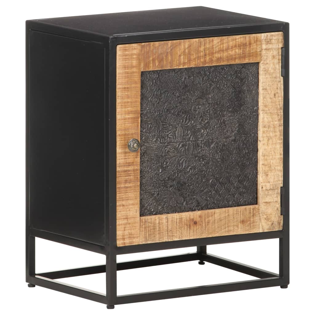 Nightstand 40 x 30 x 50 cm Rough Mango Wood