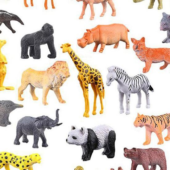 Christmas Advent Calendar with 24 Animal Figures Daily Countdown To Christmas for Kids Interactive Parent-Child Fun Gift Collection