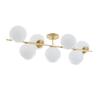 7 Brass Chandelier Mid Century Lighting Sputnik Lights Italian Design Ita