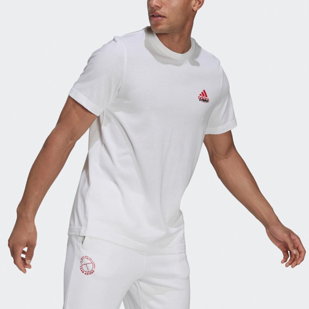 adidas Set-in Sleeve T-Shirt Men's White GU8856