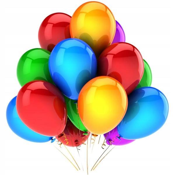 Balony Metaliczne 12 Cali, 25 Szt., Mix