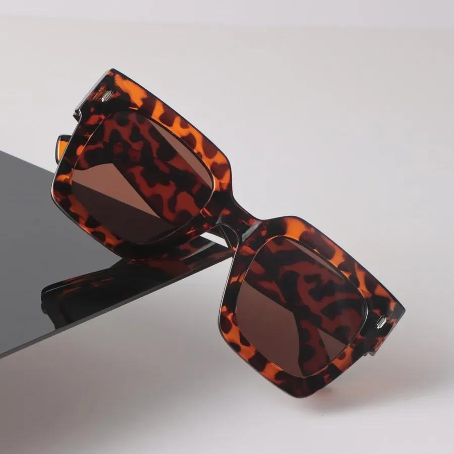Quadratische Sonnenbrille Damen Herren Vintage Spiegelglas Stylische Sonnenbrille Unisex Persönlichkeitsfarben Oculos De Sol