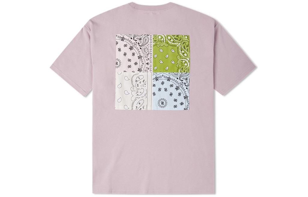 Converse T Shirts Unisex Pink Crew Neck Moderate Straight Fit 10023154-A02 M