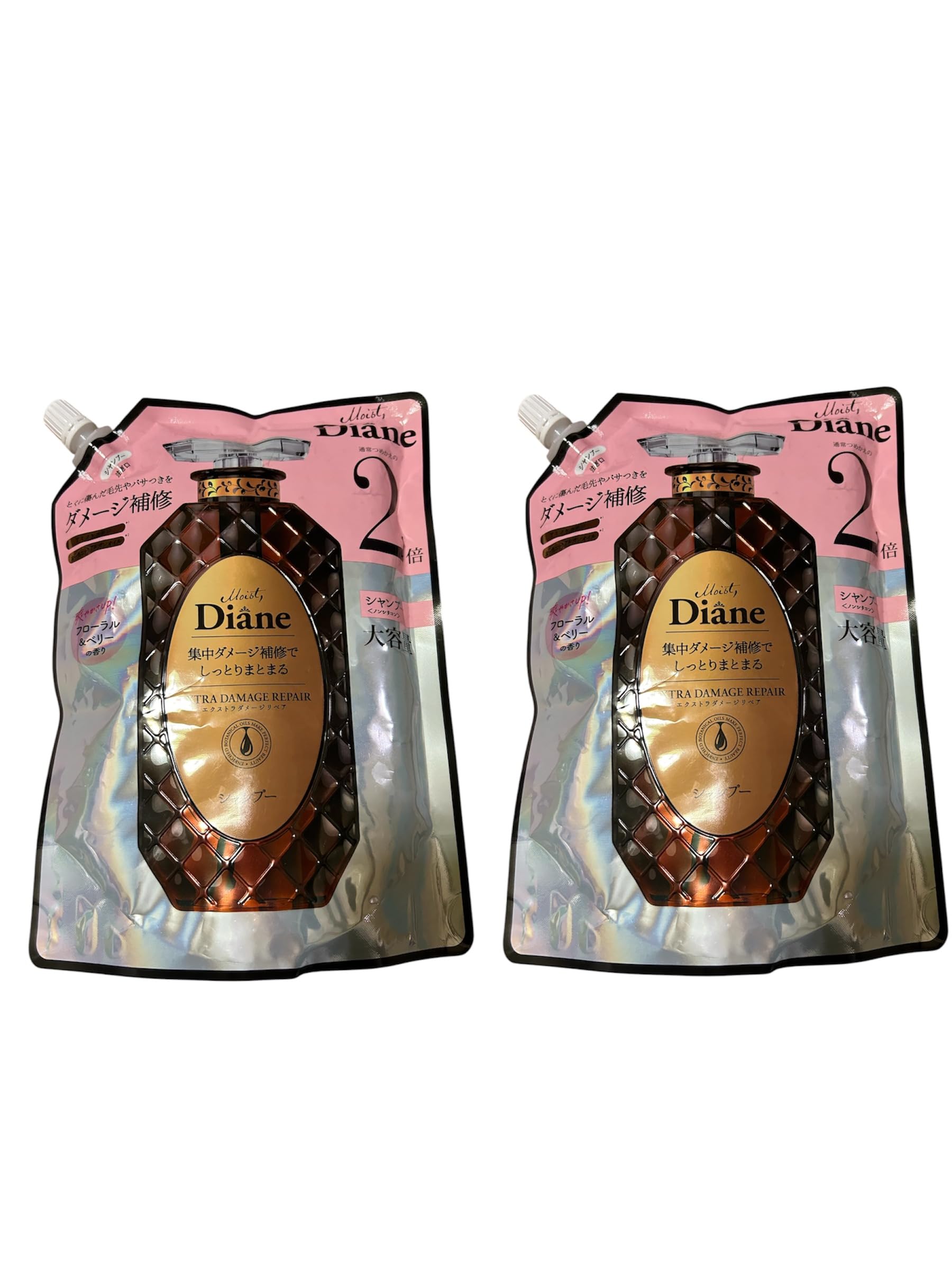 

Diane [Large Capacity] Shampoo [Damage Repair] Floral & Berry Scent Perfect Beauty Extra Damage Repair Refill 660ml x 2