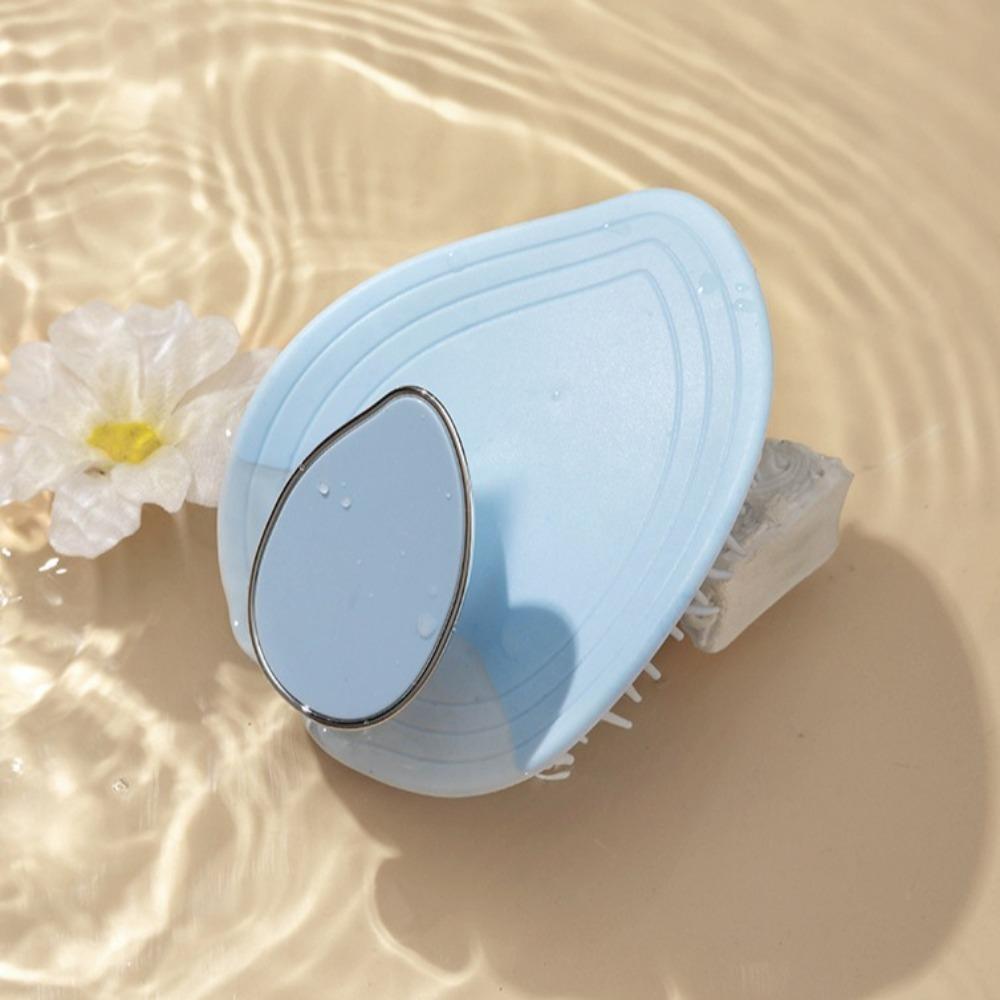 Leaf Shape Shampoo Brush Scalp Massage Scalp Massage Brush Portable Hair Washing Comb  Shower