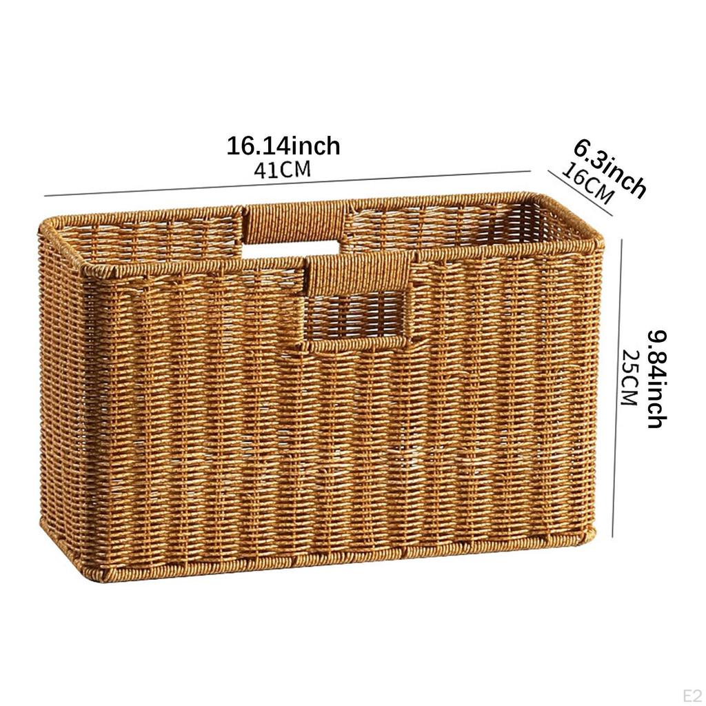 Decorative Japanese Basket for Storing Various Household Items with Handles