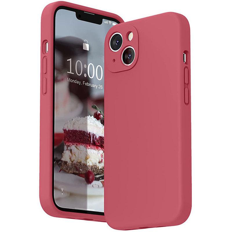 Square Liquid Silicone Soft Case for IPhone 16 15 14 13 11 12 Pro Max Mini X XR XS 7 8 Plus SE 2 Full Lens Protection Cover