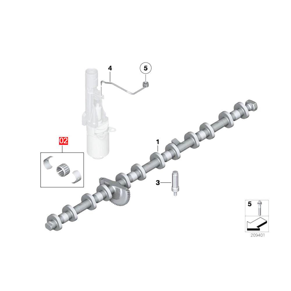 Engine Eccentric Shaft Camshaft Needle Bearing for BMW X5 F15 E53/70 2000-18