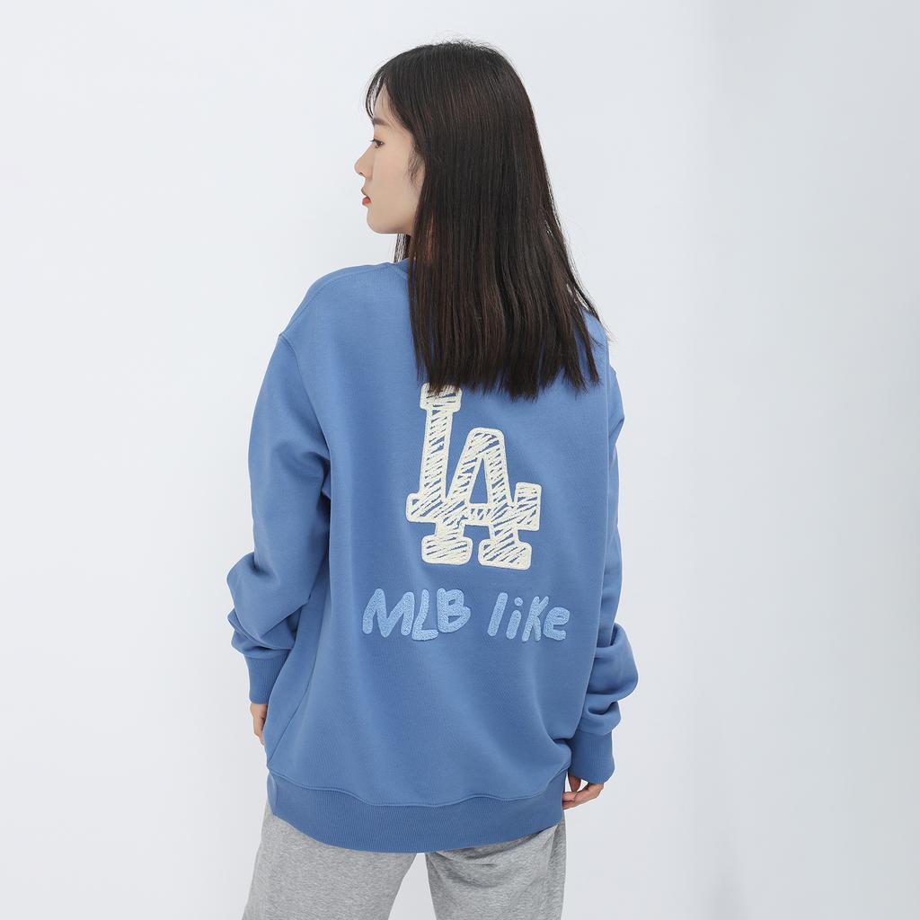 New MLB Sweatshirts Unisex Dark Blue 3AMTEC114-07BLD