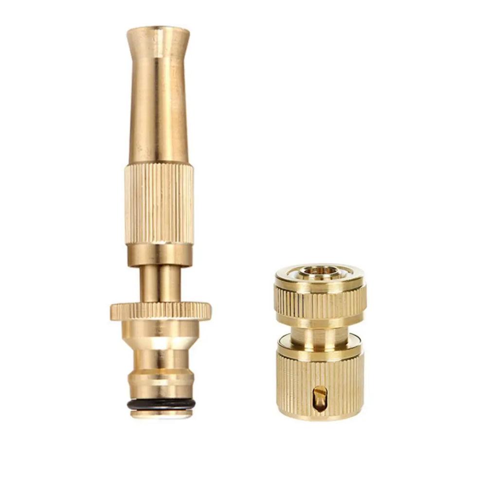YAFEX Brass Hose Connector Kit Adjustable Hose Nozzle 1/2Inch Hose End Quick Connector 2026 Hot Sale Brand. New And High Quality
