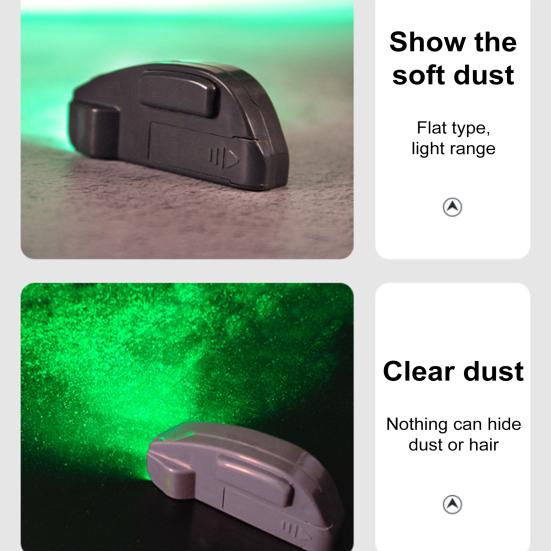 Vacuum Cleaner Dust Detection Light Pet Dog Cat Hair Micro Dust Display LED Green Lamp Universal Wireless Vacuum Attachment Accessories