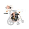 JY H056C Portable Folding Aluminum Wheelchair
