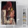 Anime Steins Gate Shower Curtain Waterproof Polyester Fabric Paint Colorful Bath Curtains Home Bathroom Decor Curtain With Hook